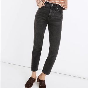 NWT Madewell Tall Perfect Vintage Jean in Black